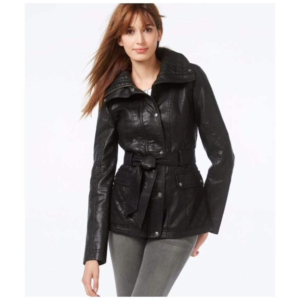 Jessica Simpson Leather Jacket Small